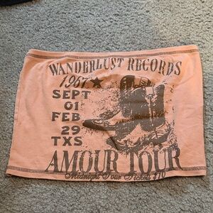 Urban Outfitters Peach Tube Top